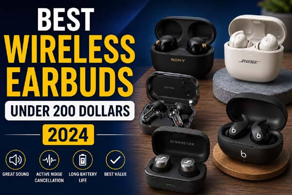 What Are the Best Wireless Earbuds Under 200 Dollars 2024?