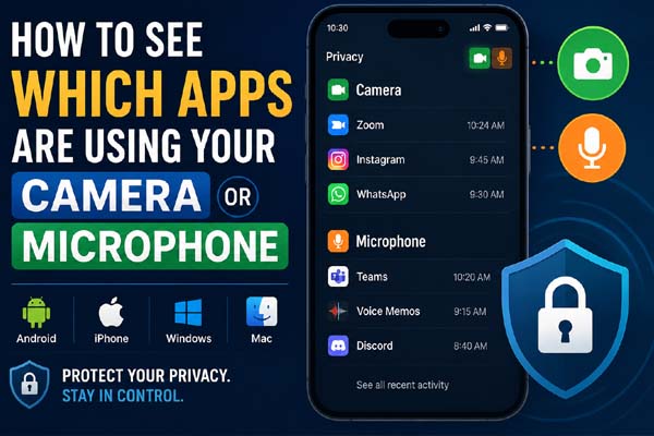 How to See Which Apps Are Using Your Camera or Microphone