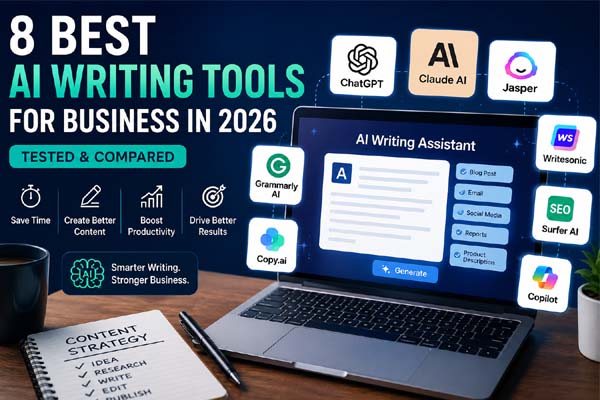 8 Best AI Writing Tools for Business in 2026 (Tested & Compared)