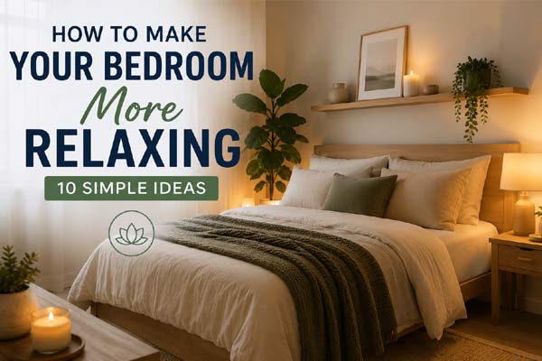 How to Make Your Bedroom More Relaxing: 10 Simple Ideas