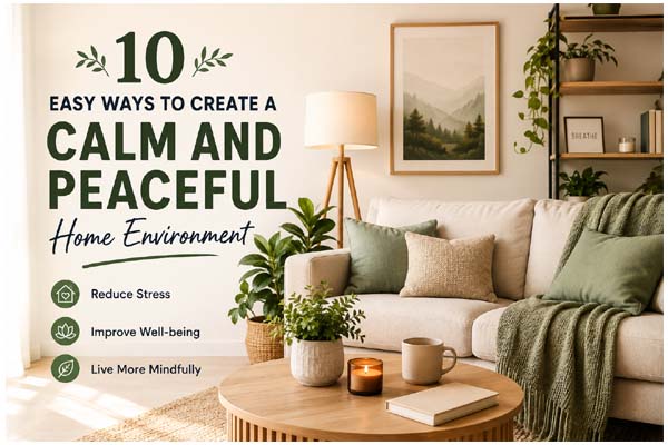 10 Easy Ways to Create a Calm and Peaceful Home Environment