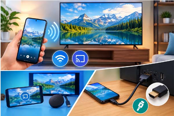 How to Connect Your Phone to a TV: Wireless and Wired Methods Explained